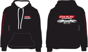 GT4-Play Hoodie- White infill